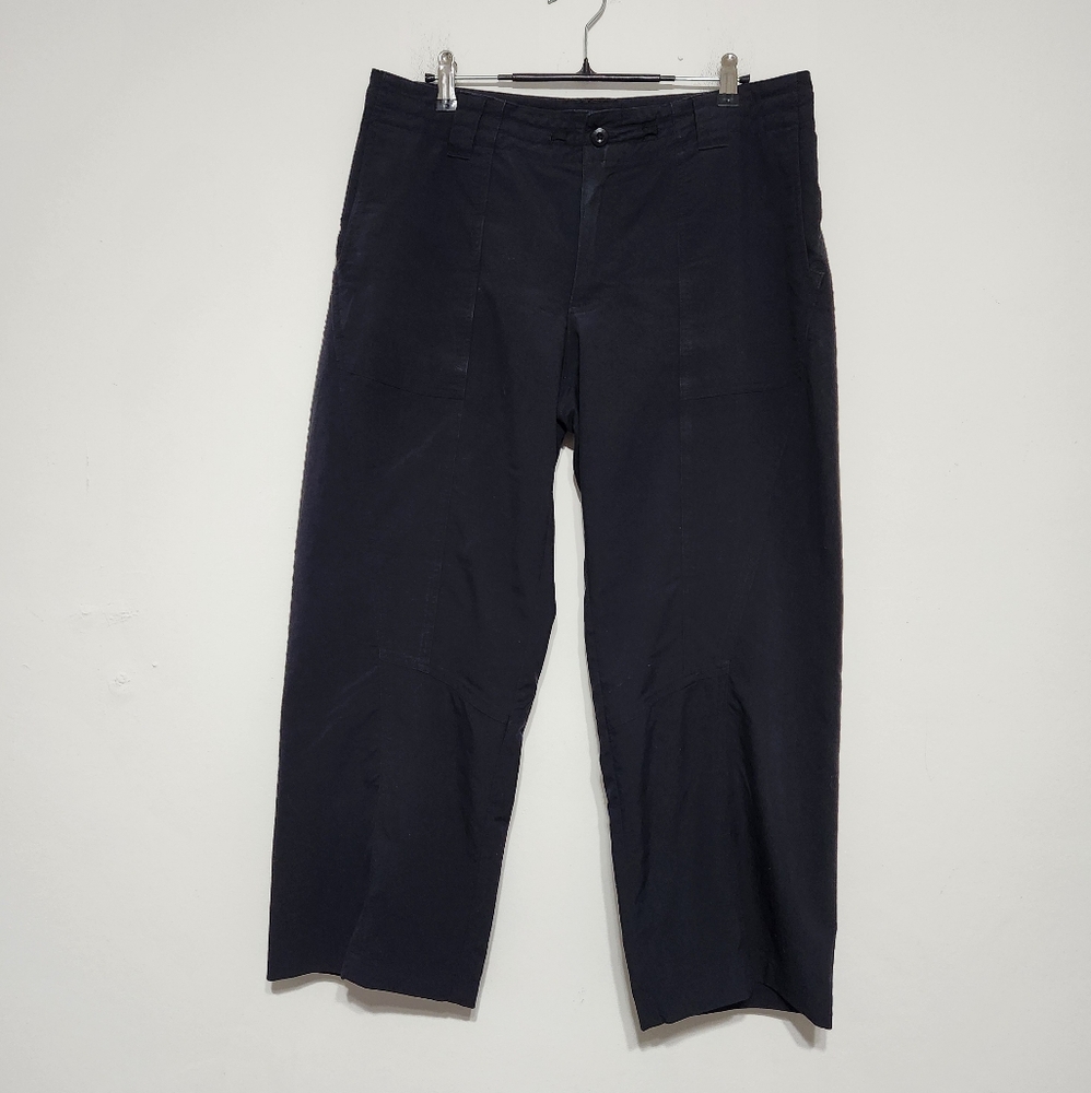 Patagonia Capri Pant Athletic Stretch Nylon Black Hike Outdoors Lightweight 12